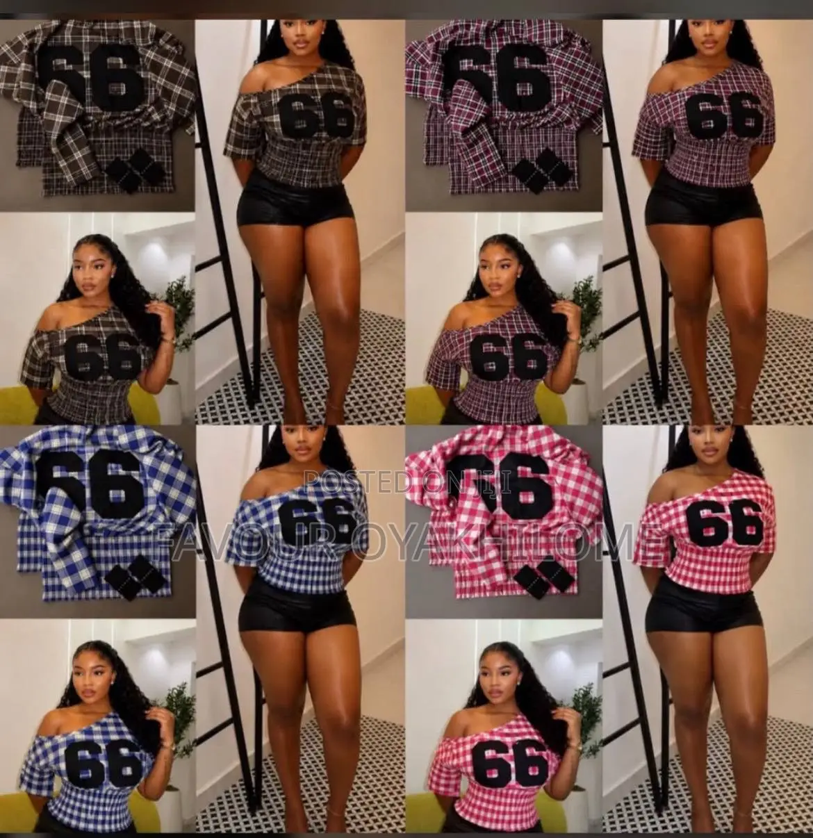 Casual Plaid 66 Top