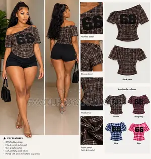 Casual Plaid 66 Top