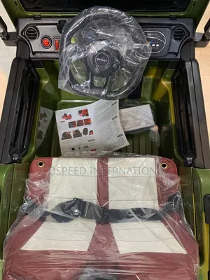 Green SUV Jeep Wrangler for Kids Age 1-7 With Remote Control Bluetoot