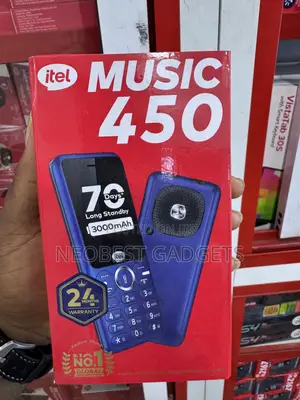 New Itel Muzik 400 microSD up to 32GB Blue