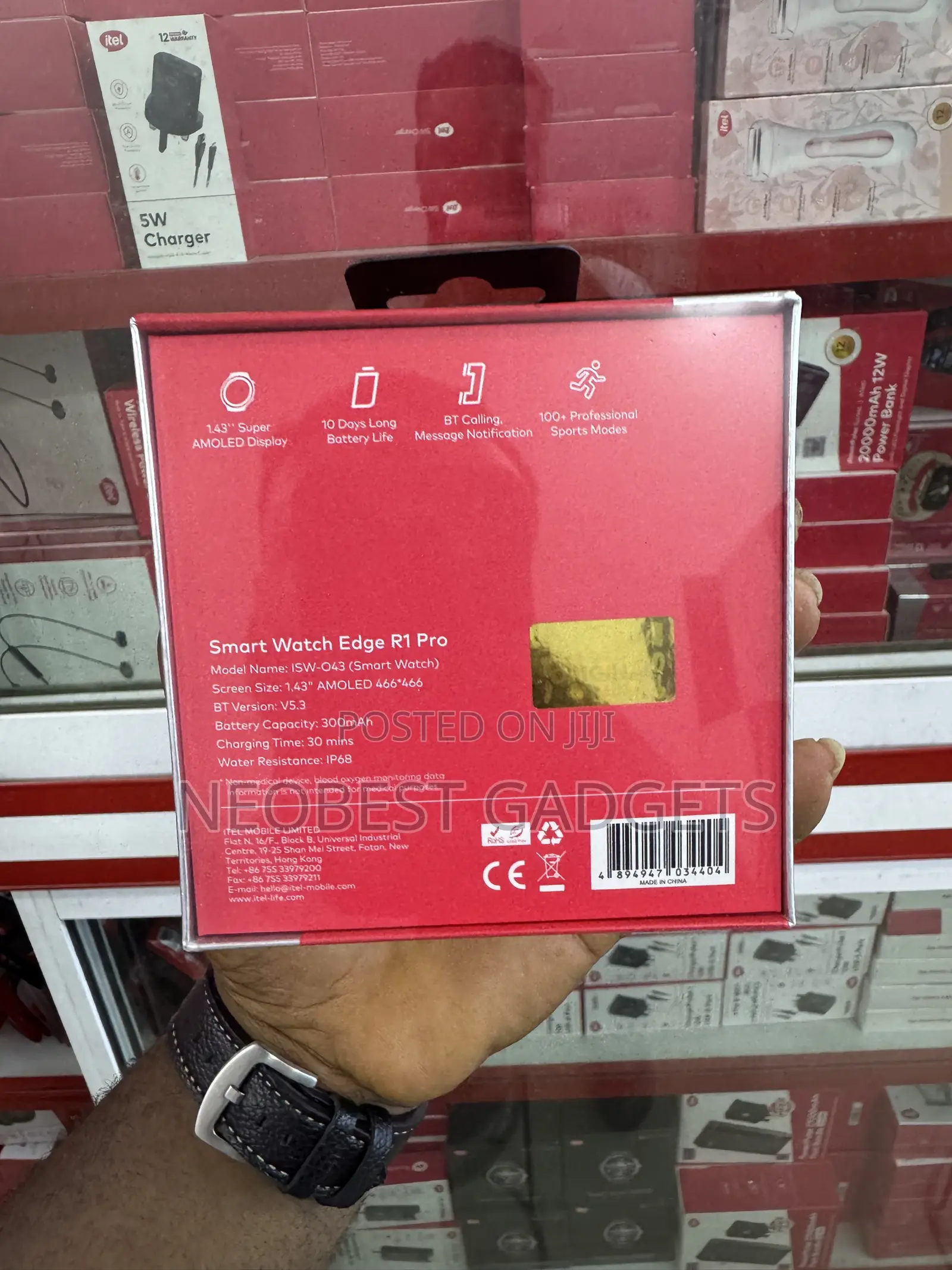 Itel Smart Watch Edge R1 Pro