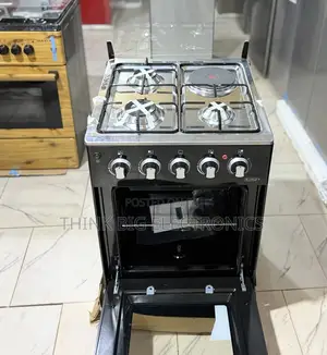 Kenstar 50x50 Standing Gas Cooker (3 Gas + 1 Electric Hotplate)