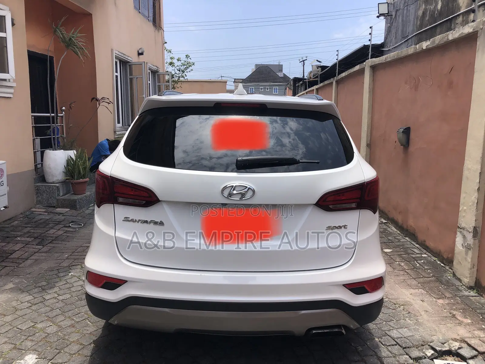 Hyundai Santa Fe 2017 White