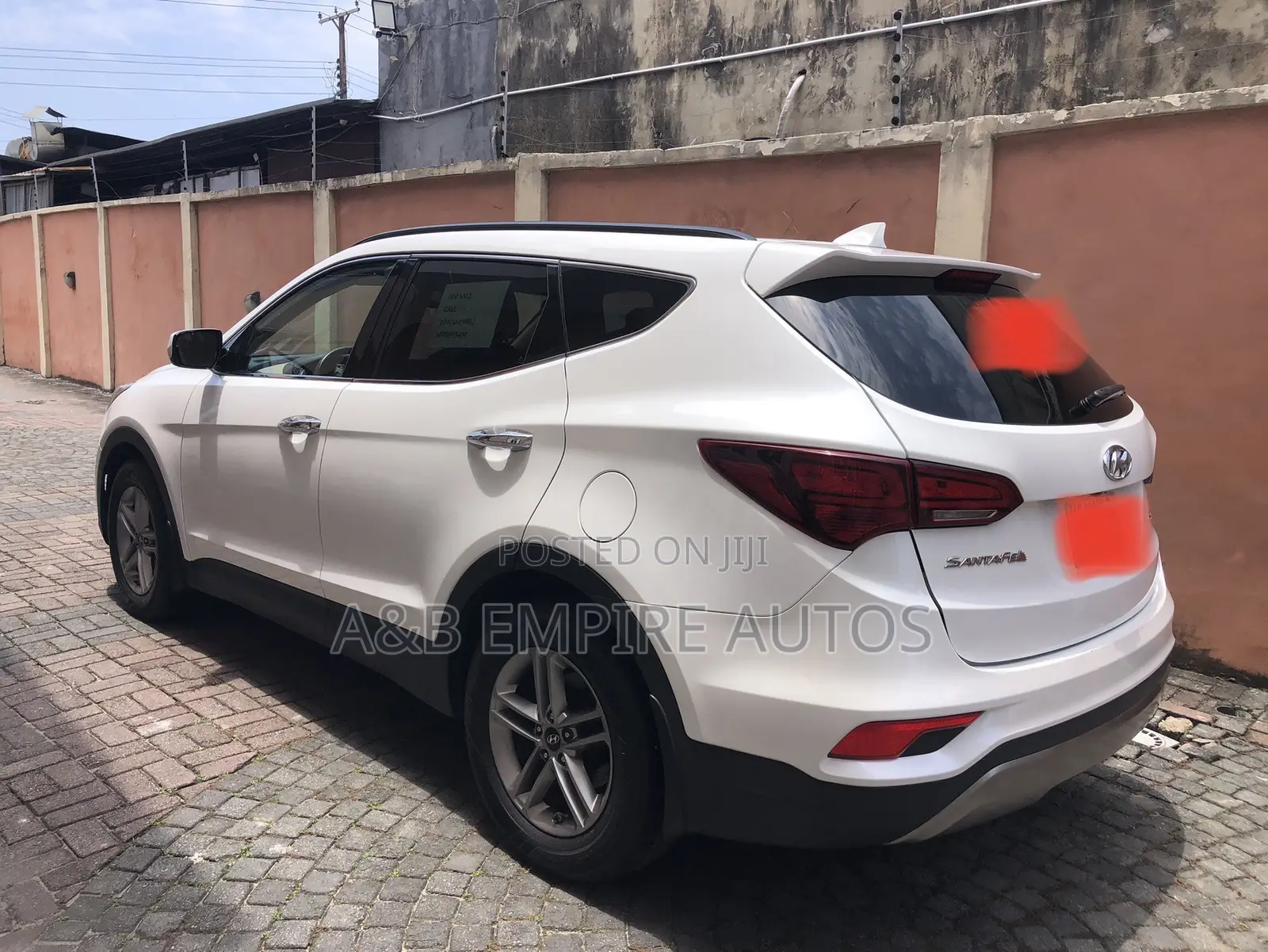 Hyundai Santa Fe 2017 White