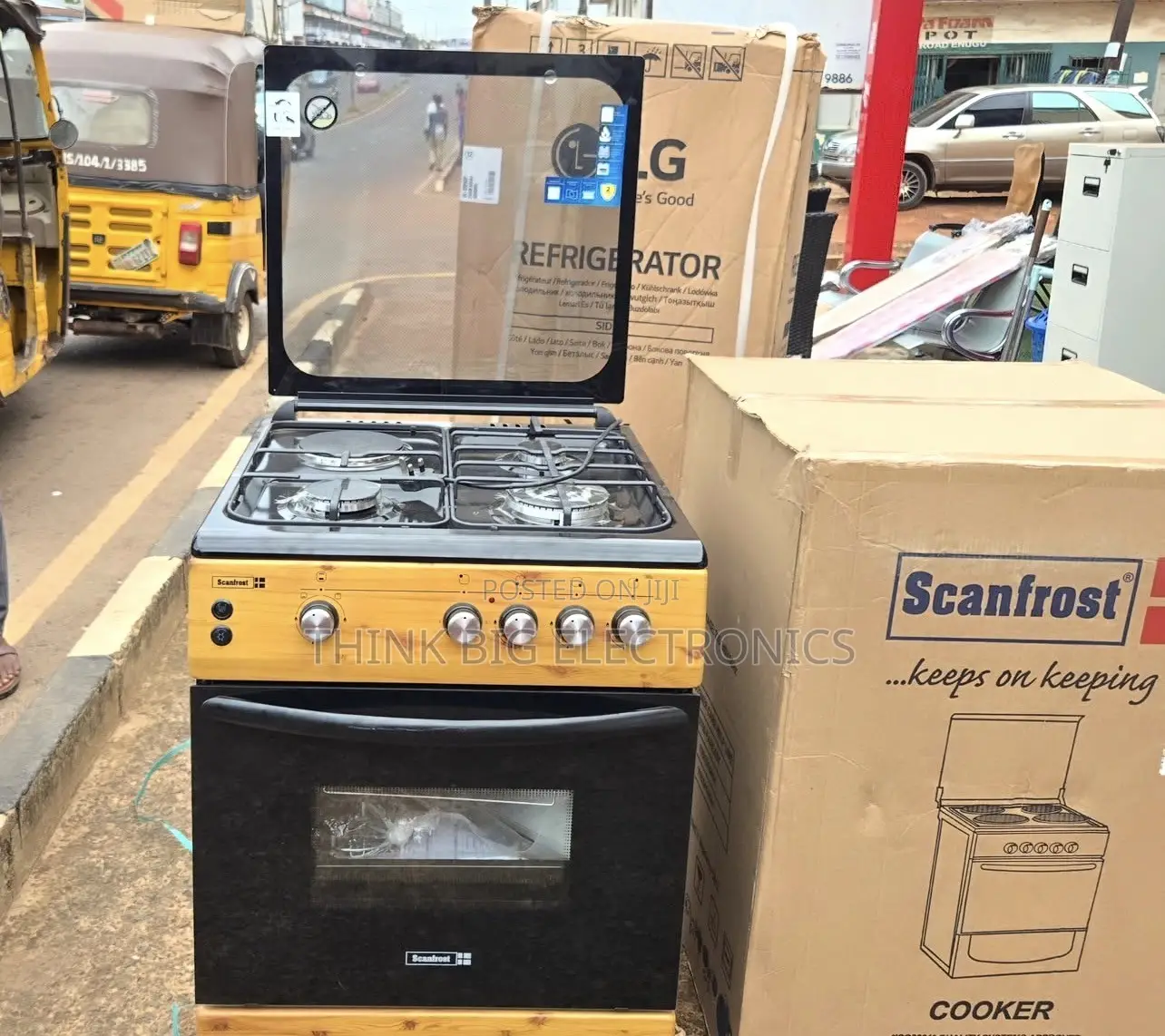 Scanfrost Standing Gas Cooker