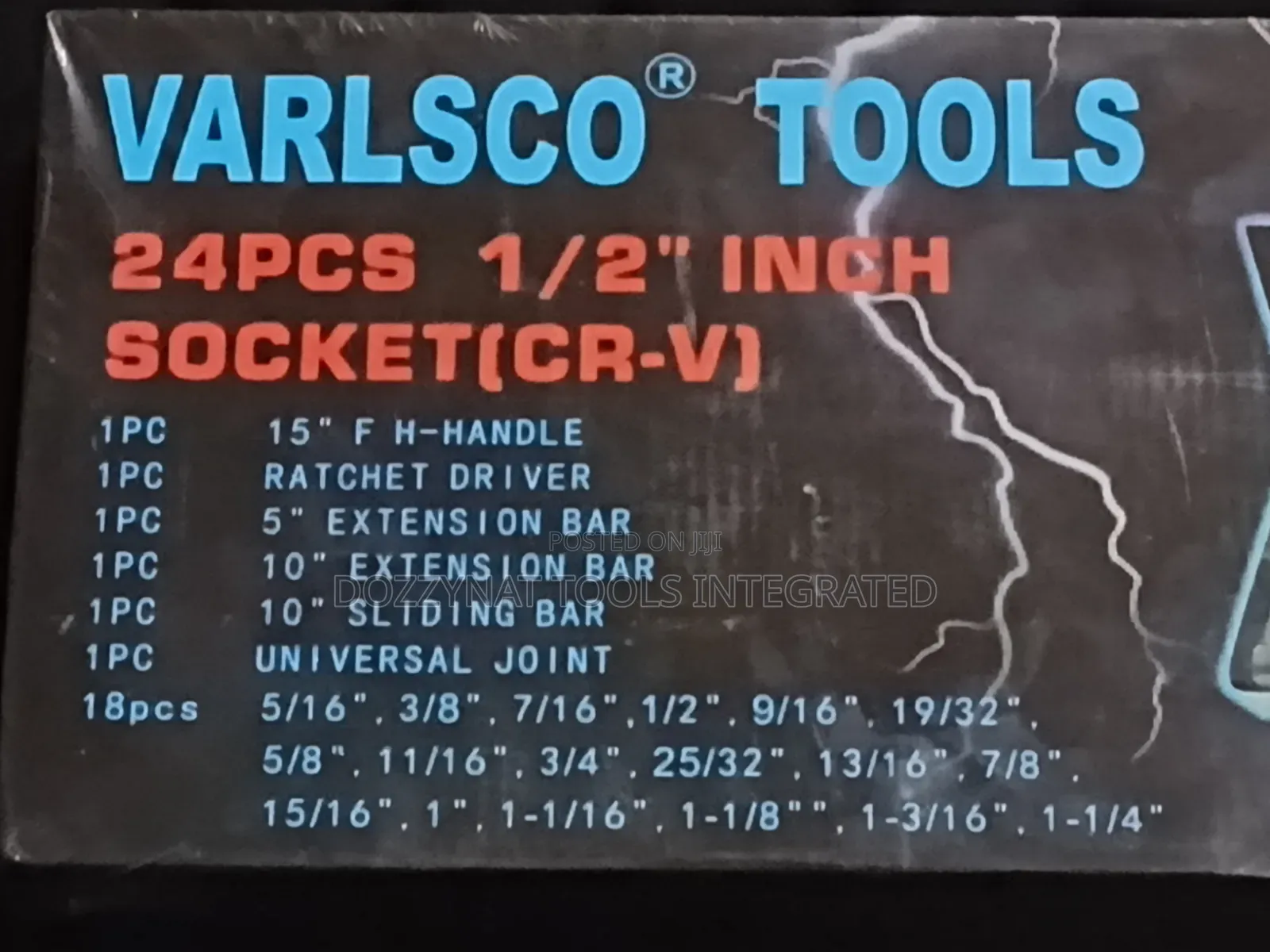 24pcs 1/2" Socket Set