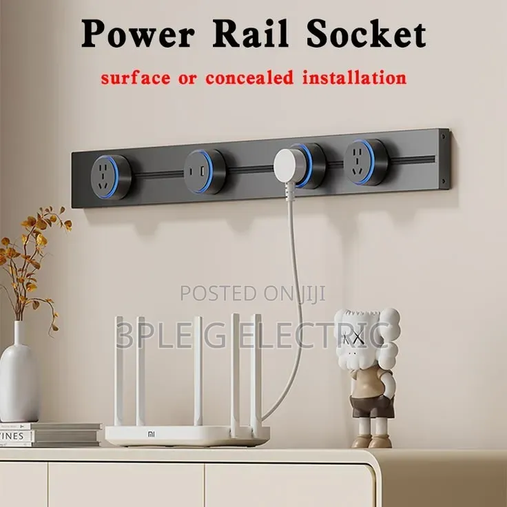 Table Power Track Rail Socket