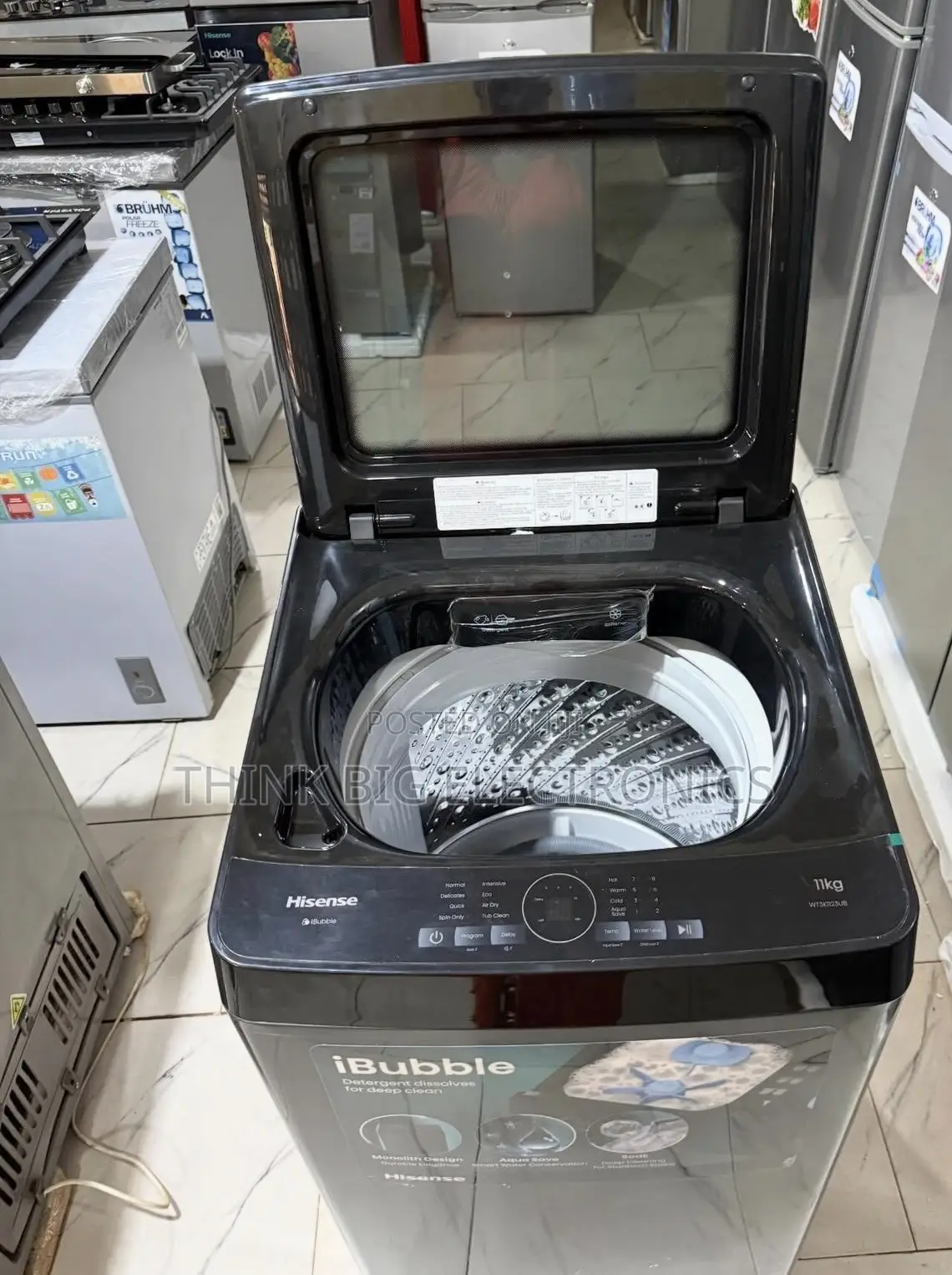 11kg Hisense Top Loader Automatic Washing Machine