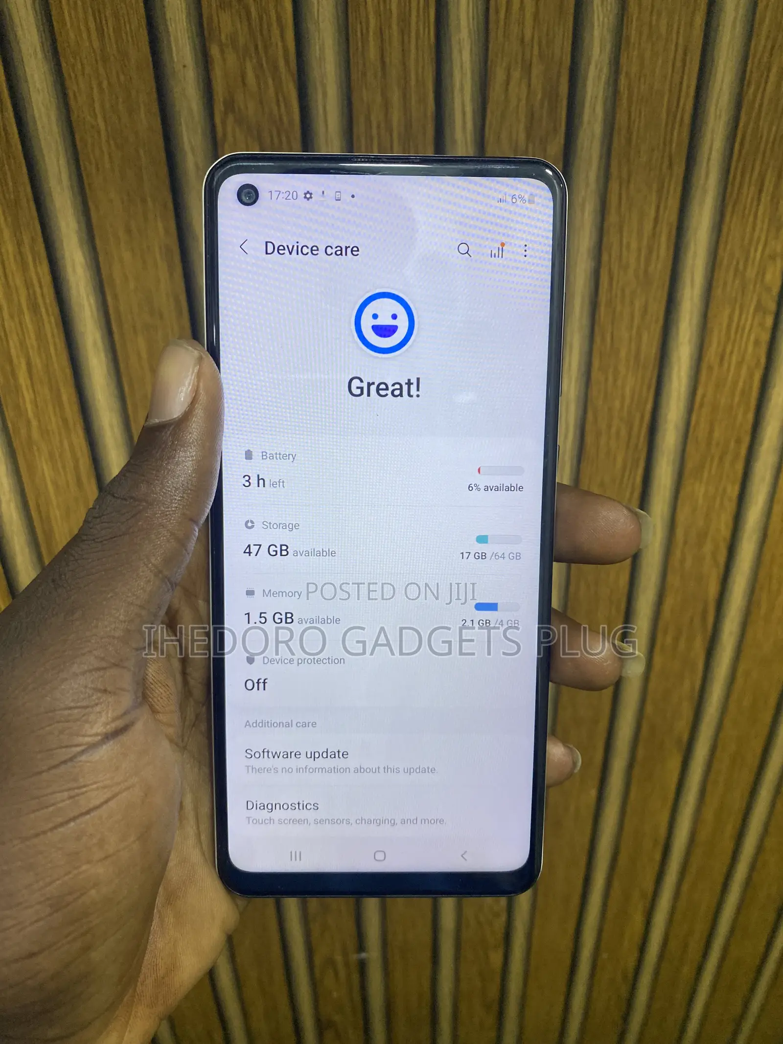 Samsung Galaxy A21s 64 GB White