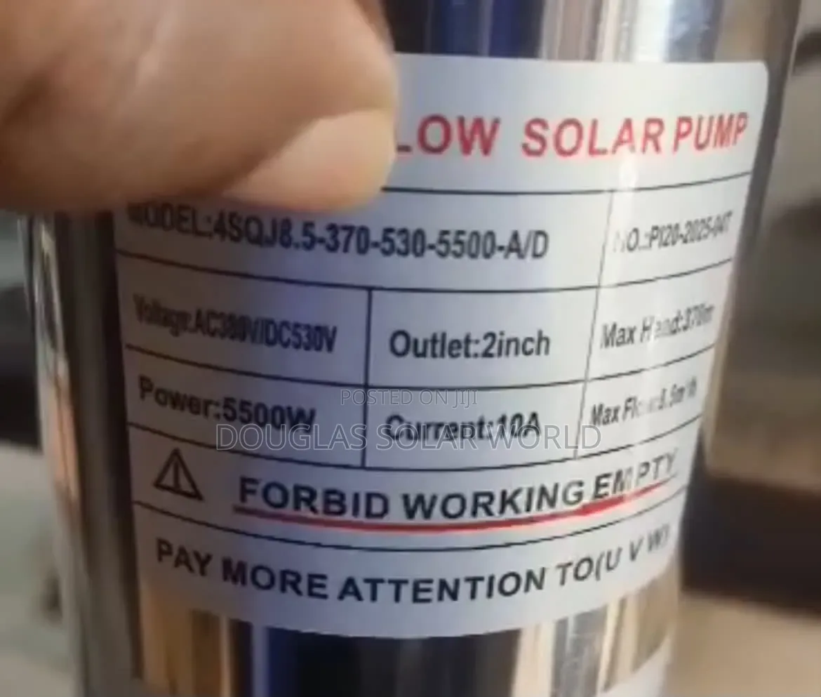 7.5hp Solar Submersible Pump