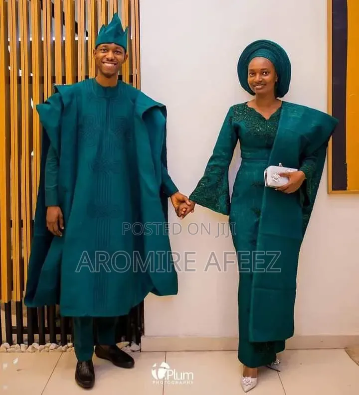 Couple Aso Oke Complete Set