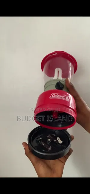 Coleman Classic Twin U-Tube Battery Powered Camping Lantern - Red