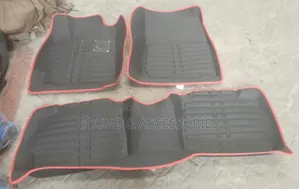 Toyota Camry 2007-2015 Black With Red Tip 3d Floor Mat