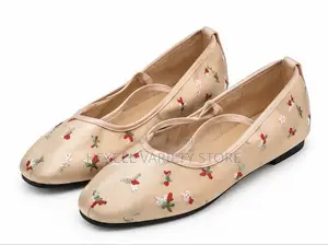 Ladies Soft Ballet Mesh Flats – Floral, Plain, Casual Shoes