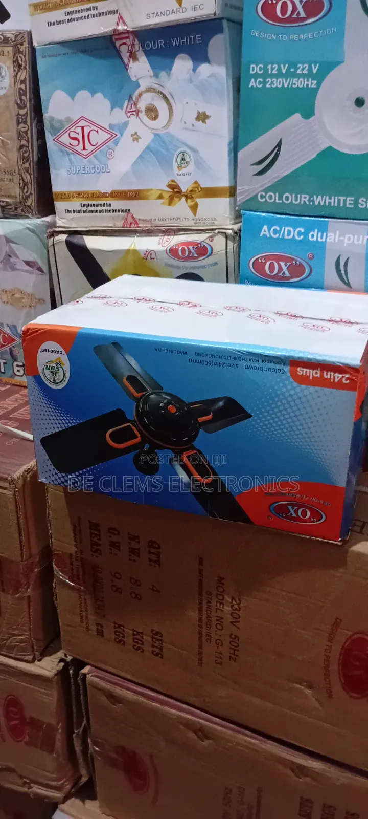 24inc Mini Ceiling Fan Short Blade