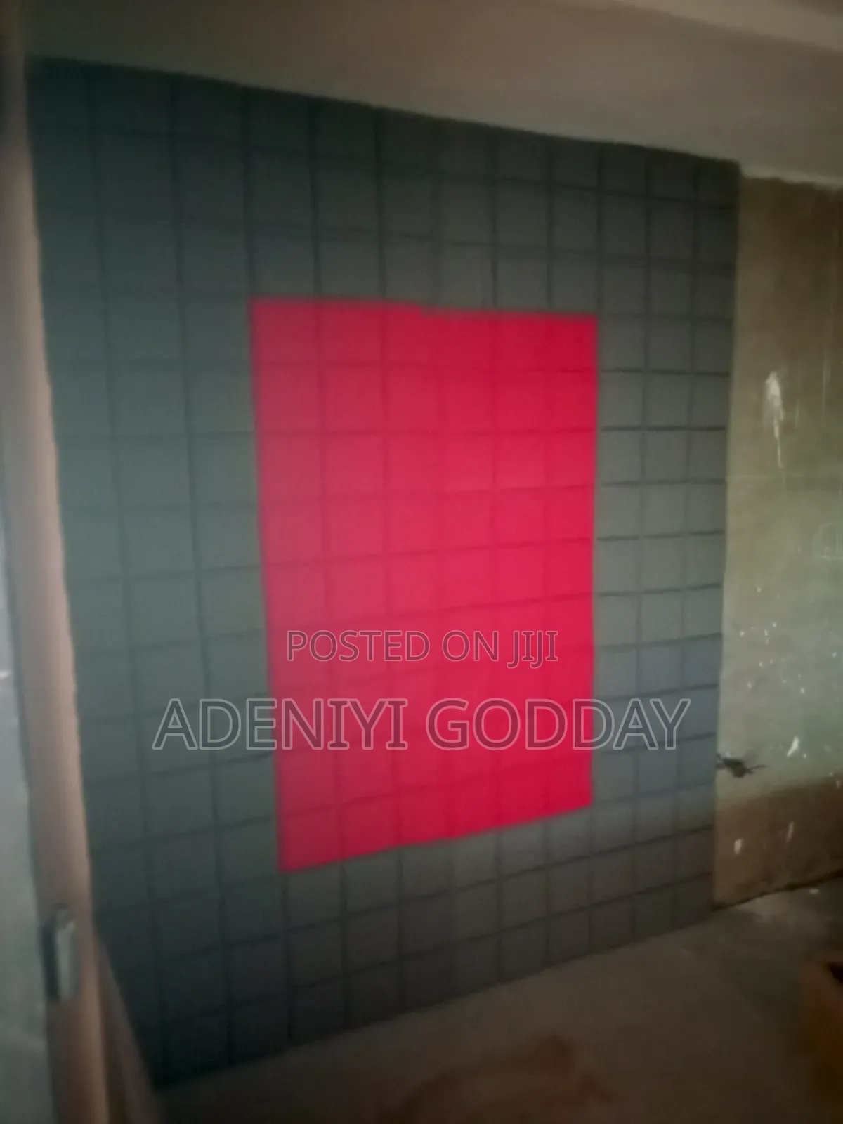 Acoustic Foam Installation, Acoustic Treatment, Fireproof Fabric