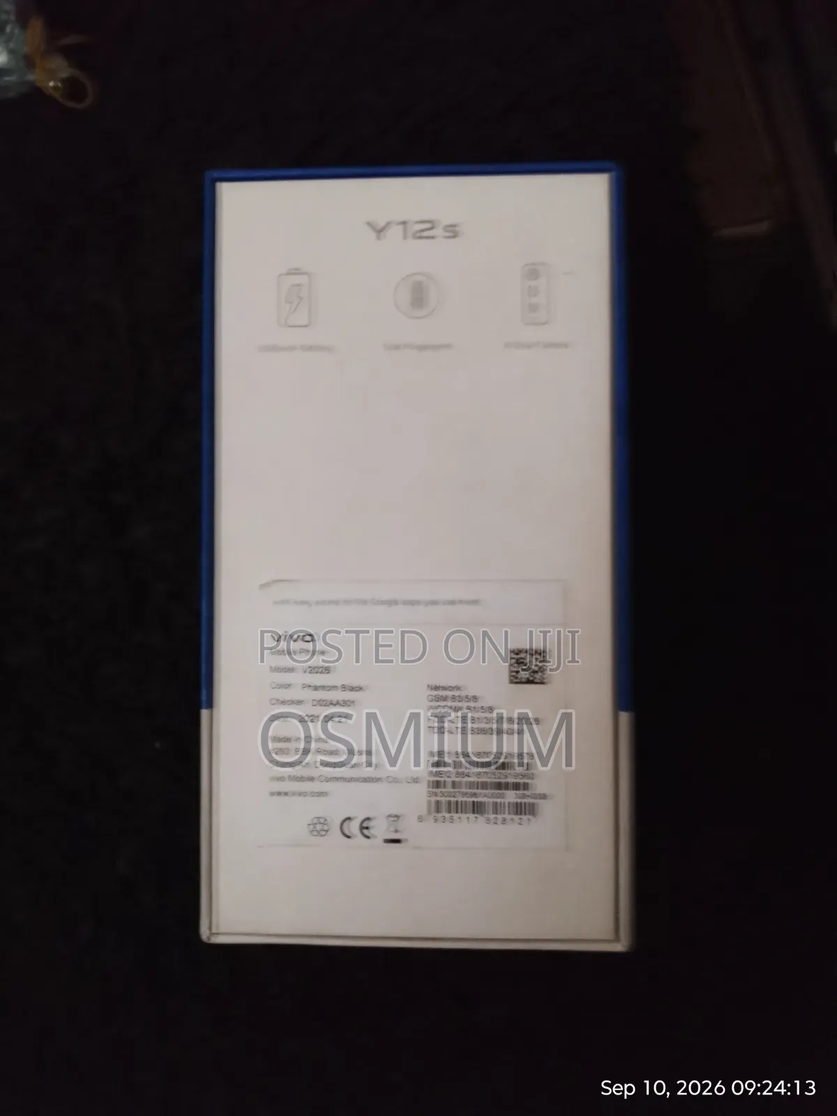 Vivo Y12 32 GB Black