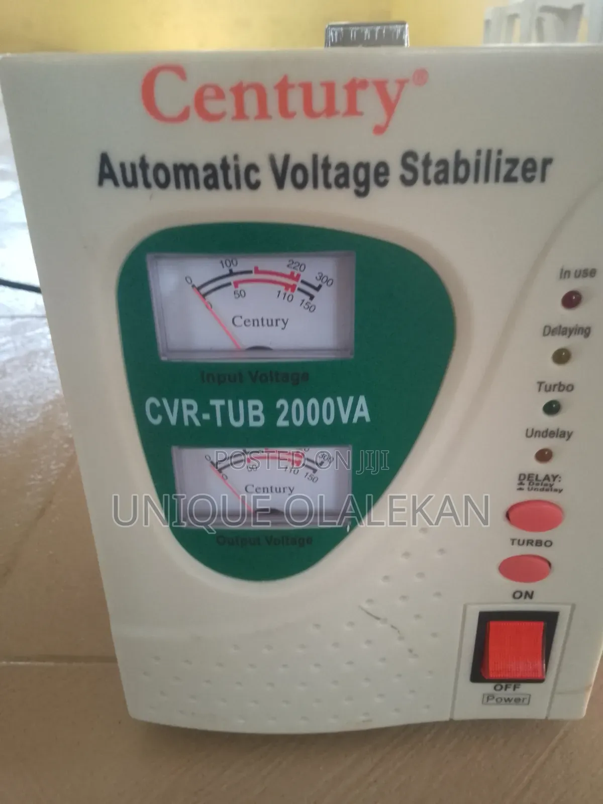 Century 2000VA Automatic Voltage Stabilizer