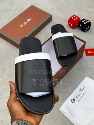 Loro Piana Leather Slippers
