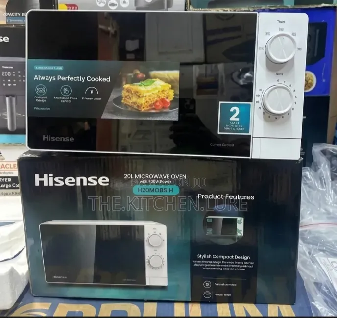 Hisense 20L Manual Microwave Oven - White