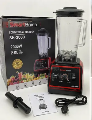 Smart Home 2000W Commercial Blender – 2L Heavy Duty