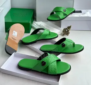 Bottega Veneta Leather Slippers