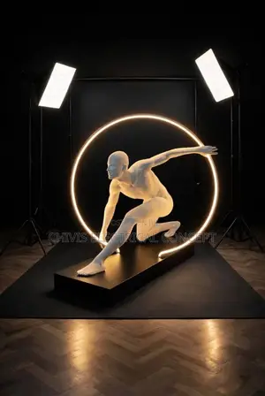 Luxury HUMANOID Floor Lamp Chandelier