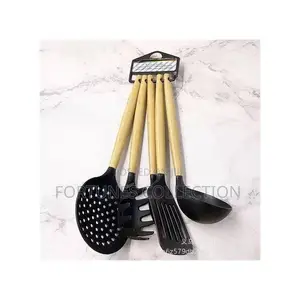 5pcs Non-Stick Silicone Cooking Spoon Set