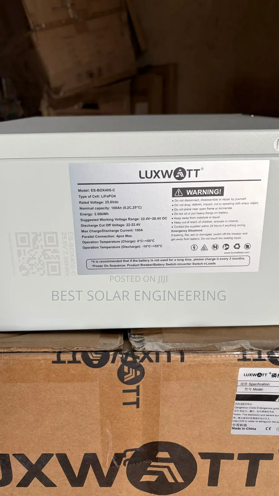 2.5kwh 24v Lithium Battery (Luxwatt)