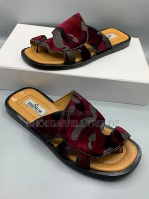 Mister Coloured Suede Palm Slippers