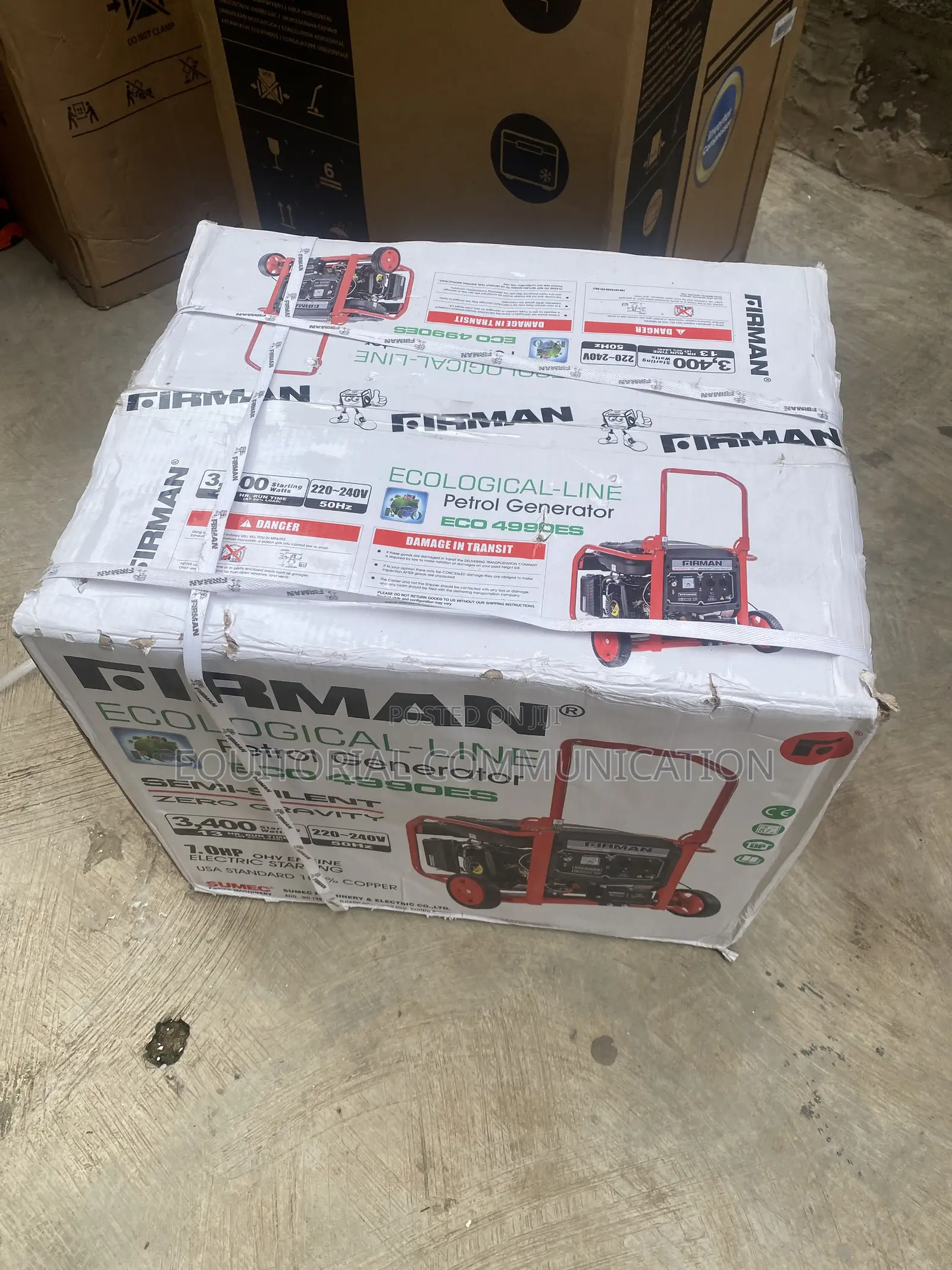 Firman Eco 4990es 3.4kva Key Starter Home Electricity Generator