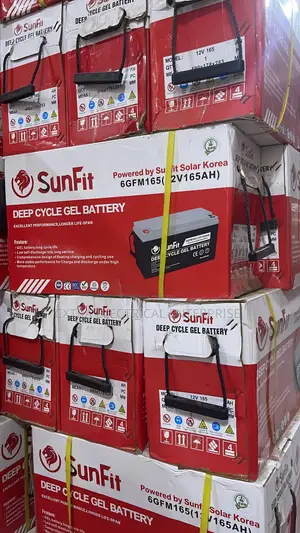 SunFit 12V 165Ah Deep Cycle GEL Solar Battery