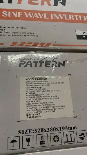 PATTERN 2.5KVA 24V Pure Sine Wave Inverter