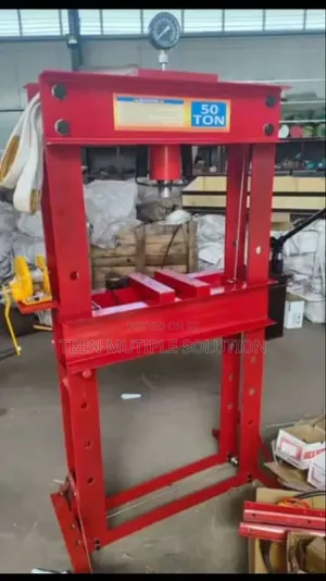 Heavy-Duty 50-Ton H-Frame Hydraulic Workshop Press
