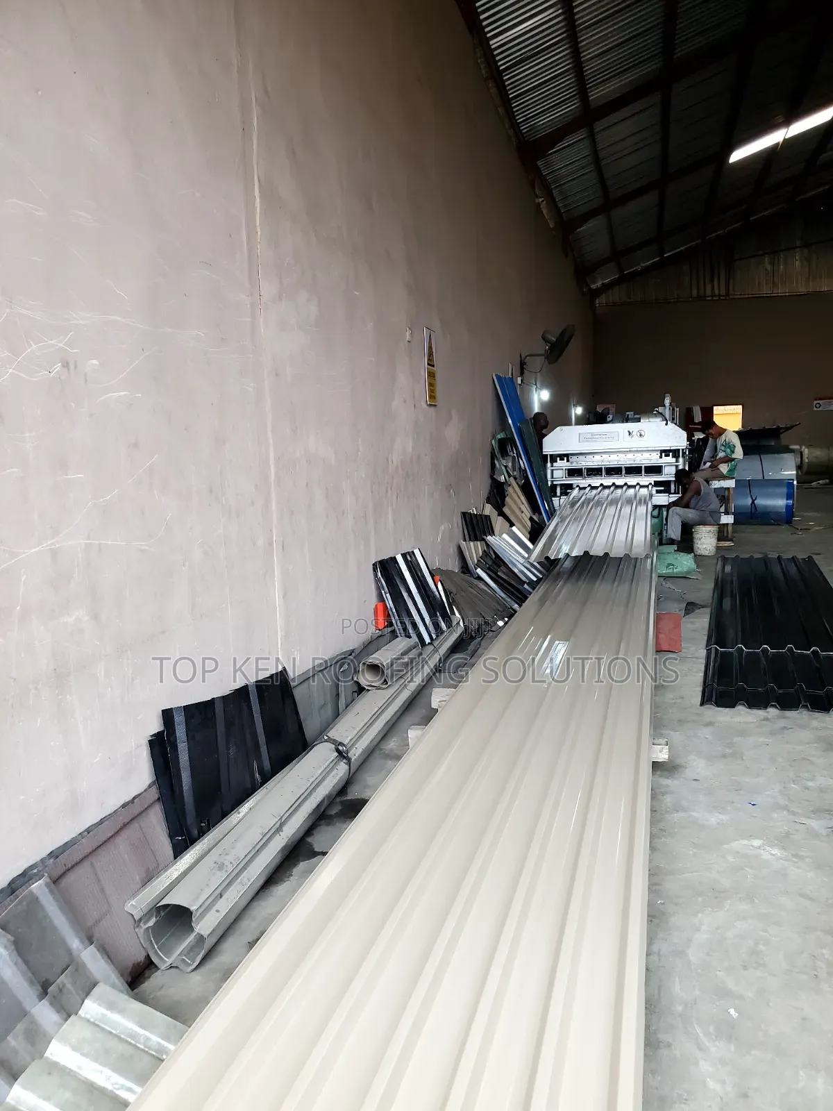 0.60mm Oven Baked Longspan Sheet Beige