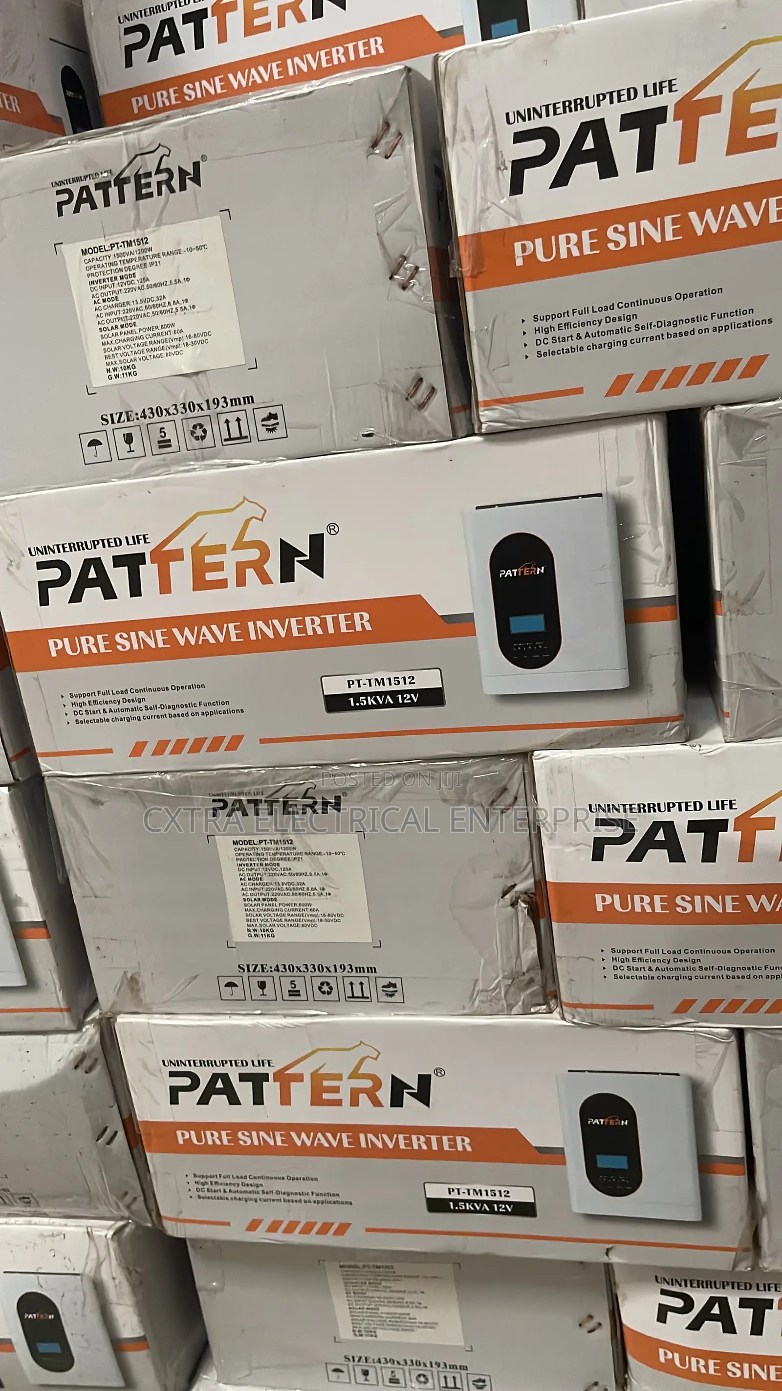 PATTERN 1.5KVA 12V Pure Sine Wave Inverter