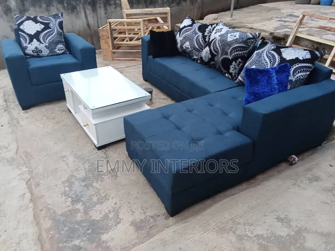 Quality L Shaped Fabric Sofa It's Available Good Material