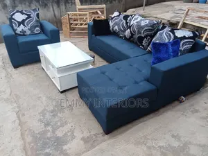 Quality L Shaped Fabric Sofa It's Available Good Material