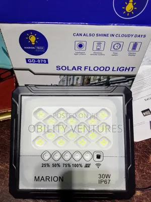 Marion Tech Solar GD-070 30W Flood Light
