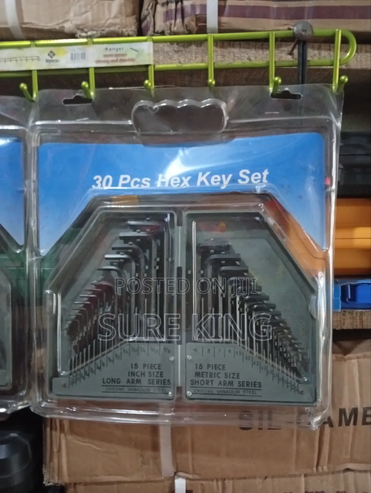 30 PCS Hex Key Set (Inch + Metric)