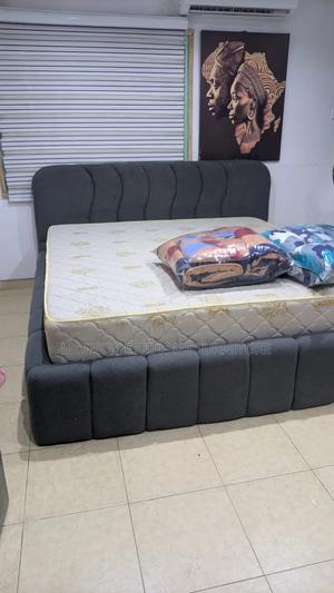 Brand New 6×6ft Modern Padded Bed Frame – Quality Elegance