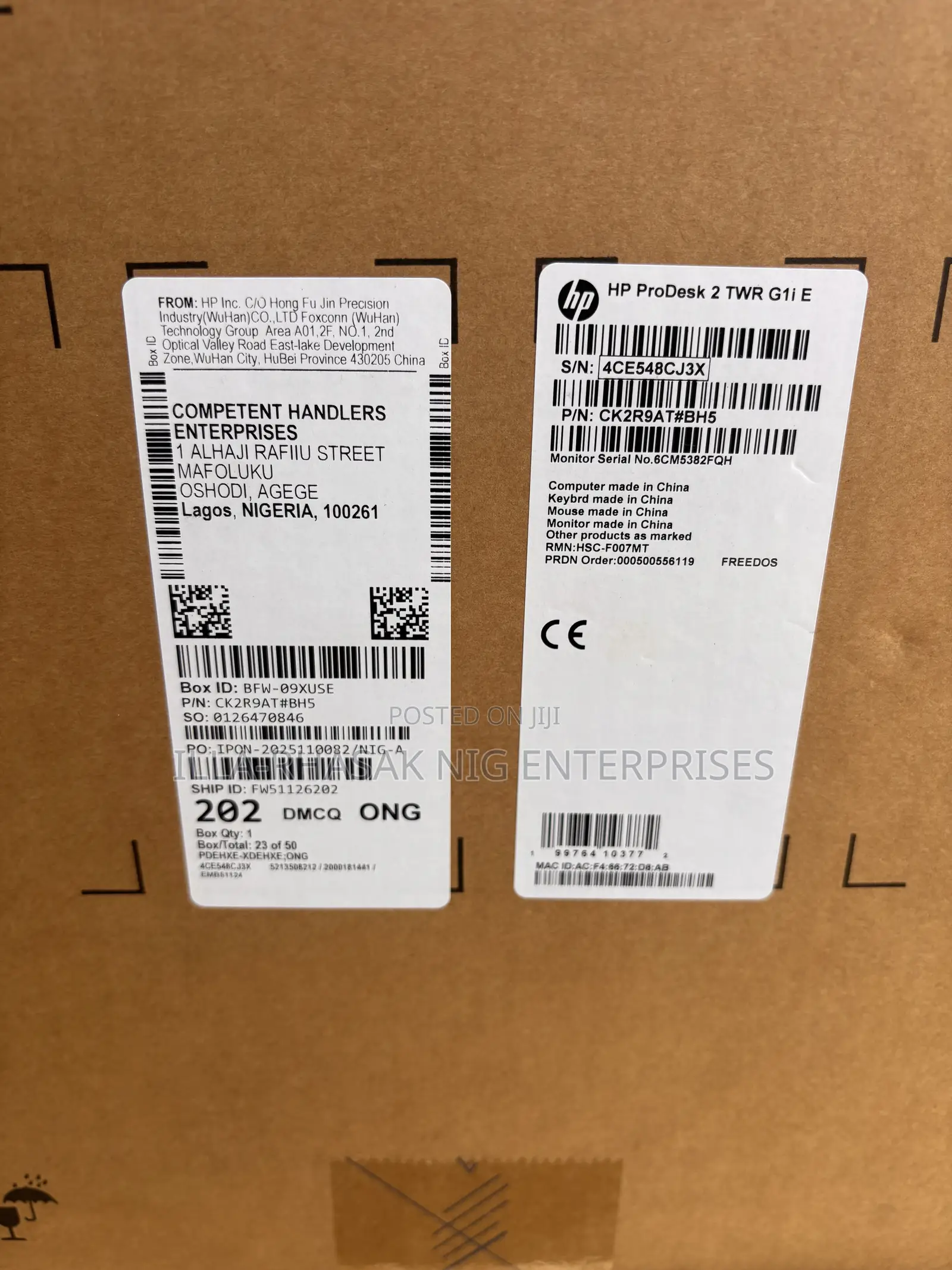 New Desktop Computer HP 8GB Intel Core i5 SSD 512GB