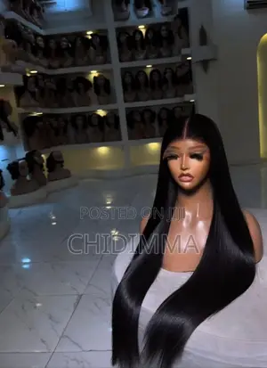 Luxury Bone Straight Frontal Wig - 100% Human Hair