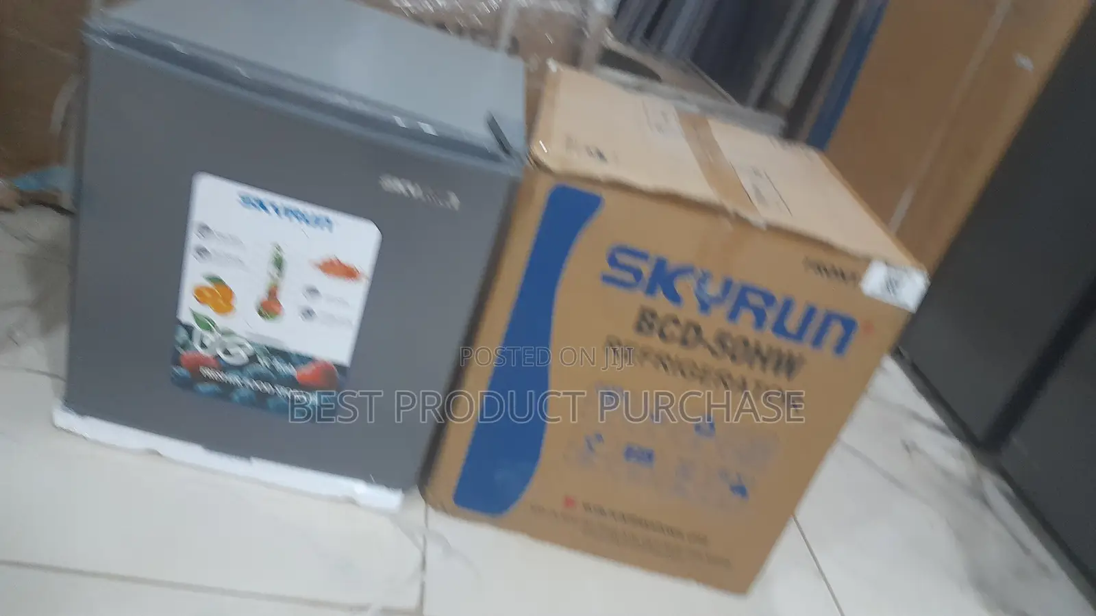 Clean Skyrun BCD-50HW Small Fridge Power Efficient