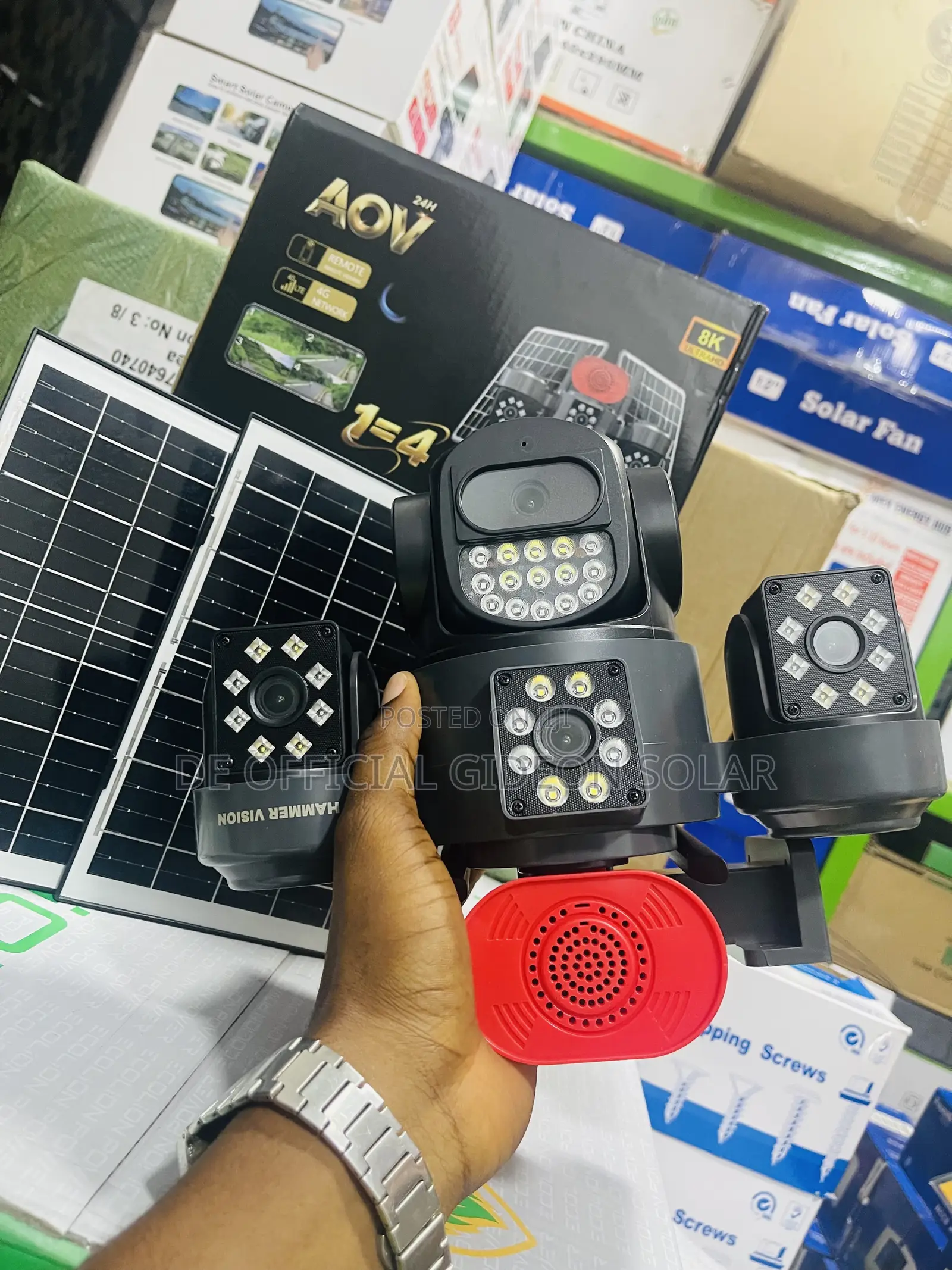 HAMMER VISION 4lense CCTV Indoor/Outdoor Camera