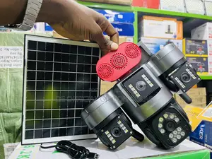 Triple Lense CCTV Solar Powered Camera