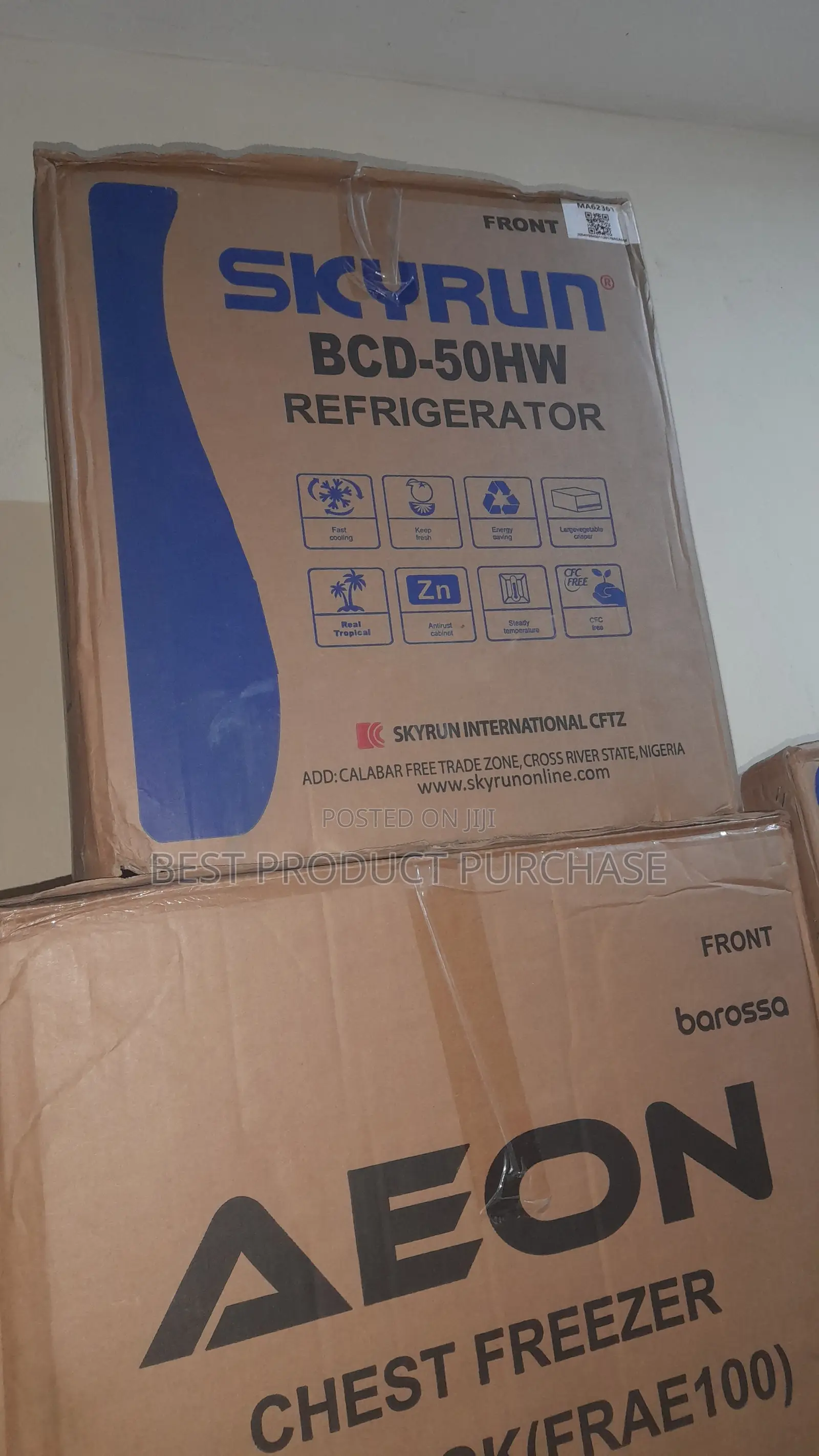 Skyrun BCD-50HW 50L Direct Cool Small Refrigerator
