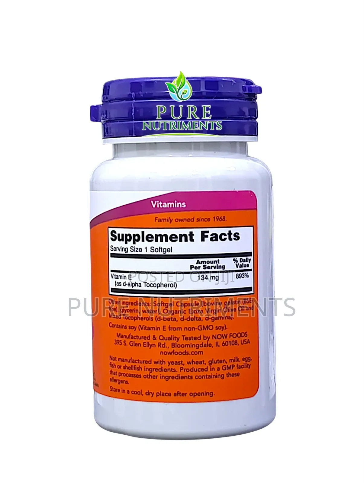 NOW E-200 With Mixed Tocopherols200 IU 134mg 100Softgels