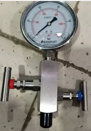 Pressure Gauge With Two Valve