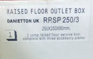 Original Raised Floor Outlet Box